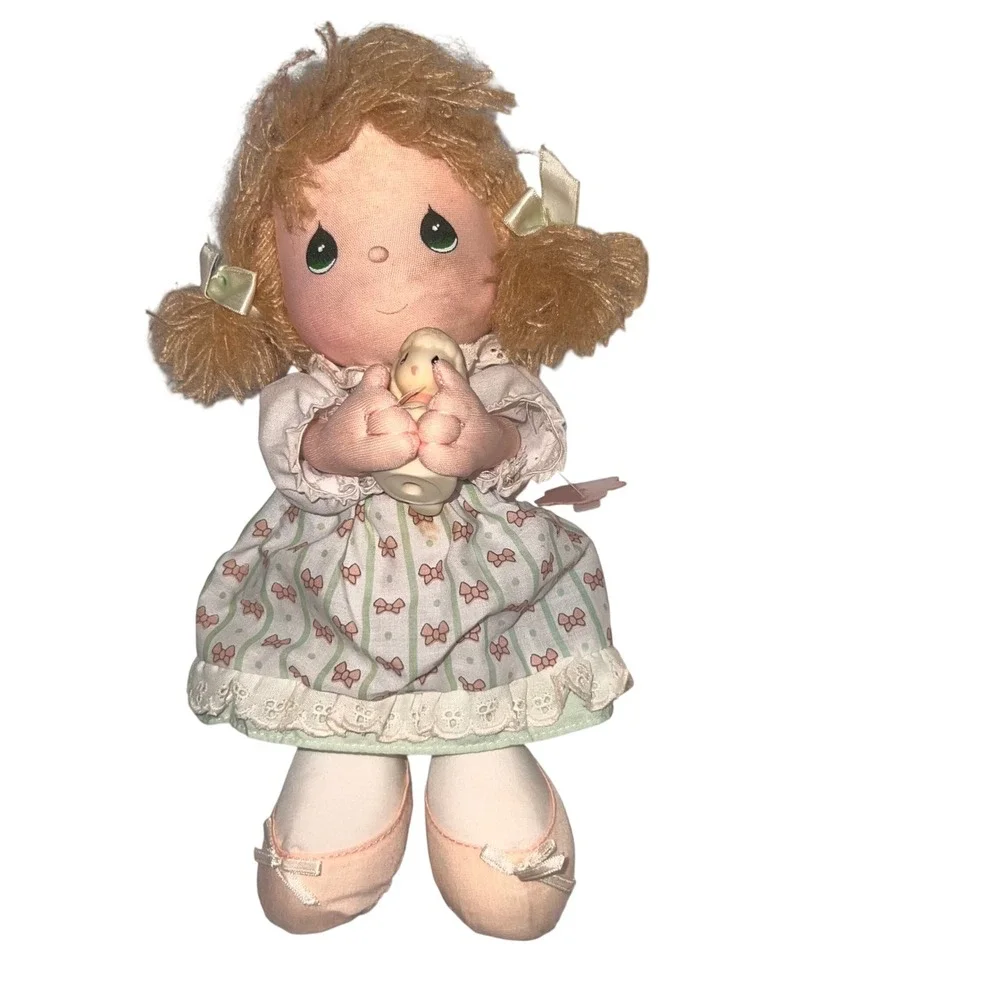 Vtg 80s Precious Moments Applause Connie Doll Blessed Are The Meek Lamb